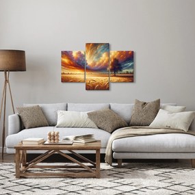 Kép – Fa a mezőn (90x60 cm)