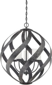 Quintiesse BLACKSMITH QN-BLACKSMITH-5P-OBK Függőlámpa 5x40W/E14 IP44