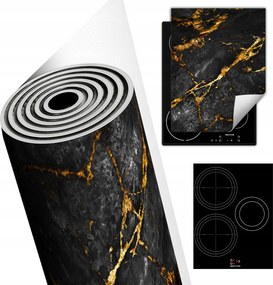 Tűzhelyvédő Szőnyeg Asztali Dekoráció 40x52 márvány arany