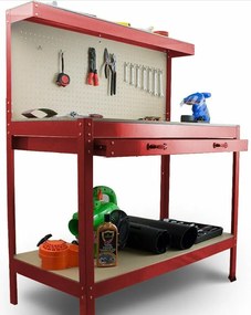 Ponk munkapad műhelybe 115x55x140 cm Red HD17726