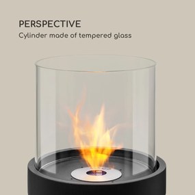 Fiamme Tamburo, etanol kandalló, rozsdamentes acél égő, 0,8 liter, 4 - 5 óra égési idő
