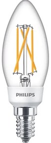 LED lámpa , égő , izzószálas hatás , filament , gyertya , E14 foglalat , 5 Watt , kapcsolóval dimmelhető , Philips , SceneSwitch