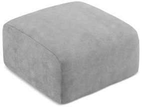 Világosszürke zsenília lábtartó Leila – Makamii