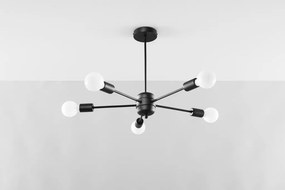 SOLLUX SL-1022 LANGO Vintage Mennyezeti Lámpák Fekete E27 IP20