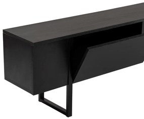TV asztal Serenity Wood Fekete
