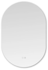 Lustro LED világító fali tükör