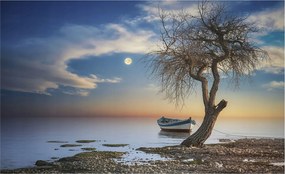 Flizelina Dekoratív Fotótapéta Hálószobába Csendes tájkép 416x254 Ragasztó