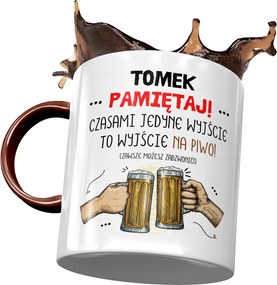 Bordó Bögre Tomi Férj Kollégának Ajándék Nyomtatott Fotóval