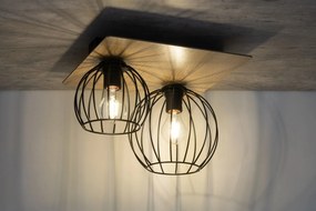 Sigma lighting modern skandináv mennyezeti lámpa cyber fekete tölgy sig32358