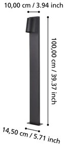 Eglo 900692 - LED Kültéri lámpa STAGNONE 1xGU10/4,6W/230V IP54