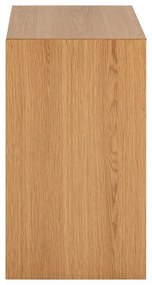 Natúr színű éjjeliszekrény tölgyfa dekorral Arlon – Actona