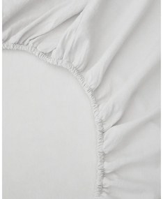 Fehér gumis pamut-perkál lepedő 70x140 cm Fleno – Kave Home