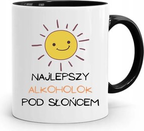 Alkoholista Részegeknek Fekete Ajándék Bögre fényképes nyomtatással