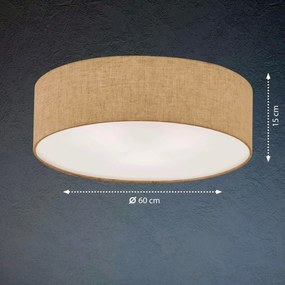 FISCHER&HONSEL 20913 THOR Ernyős Mennyezeti Lámpa Bézs E14 IP20