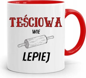 Piros Anyós Bögre Anyós Jobban Tudja, fényképes nyomattal