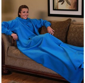 Hosszú TV nézős takaró ujjakkal - blue
