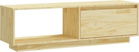vidaXL tömör fenyőfa TV-szekrény 110 x 30 x 33,5 cm