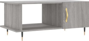 vidaXL szürke sonoma színű szerelt fa dohányzóasztal 90 x 50 x 40 cm