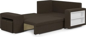 MODO3 Kinyitható sarokkanapé Barna