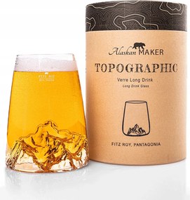 Long Drink pohár Topographic Fitz Roy