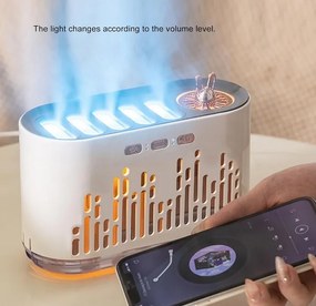 Aromaterápiás diffúzor illóolajokhoz RGB világítással - LA-0649-2 - 700 ml - narancs