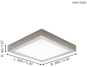 Eglo 94528 - LED mennyezeti lámpa FUEVA 1 LED/22W/230V