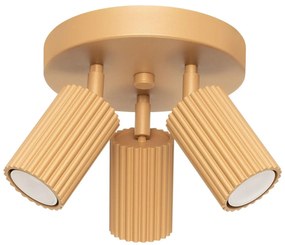 Sollux SL.1563 - Spotlámpa KARBON 3xGU10/10W/230V arany