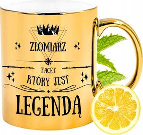 Prémium Arany Csillogó Bögre Aranyos Ajándék Nyomtatott Fotóval