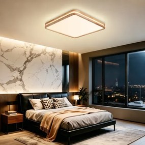 Brilagi - dimmelhető LED világítótest MOLINA SQUARE LED/80W/230V tölgy 60x60 cm + távirányító