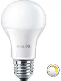 LED lámpa , égő , körte , E27 , 14 Watt , 2200-2700K , dimmelhető , Philips DimTone