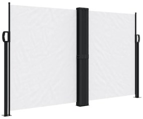 fehér behúzható oldalsó napellenző 140 x 600 cm