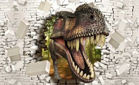 Dinoszaurusz Fotótapéta 3D Fotótapéta Ragasztó 416 x 254