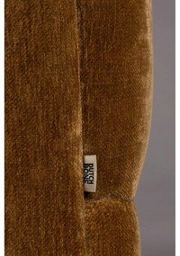 Barna bársony kanapé 214 cm Douglas – Dutchbone