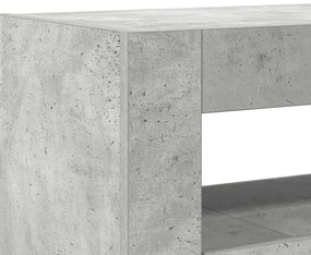 Oldalszekrény Beton Szürke Mérnöki Fa 116 x 30 x 75 cm Téglalap