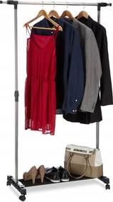 Álló akasztó fém Relaxdays ezüst