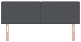 LED Fejtámla Egyszerű Design Sötétszürke 80 cm Corduroy Szövet