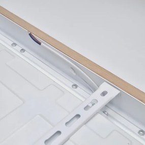 Brilagi-LED Dimmelhető lámpa WOODY FRAME LED/50W/230V tölgy 60x60 cm IP44 + távirányító