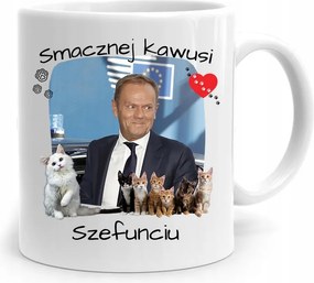 Donald Tusk Bögre Főnök Platform Ajándék fényképes nyomtatással