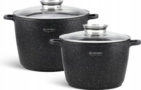 Edénykészlet 6.2/10L Edenberg alumínium 4 részes fekete márvány