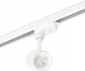 Sín szett 3 fázisú sín 4x 2m, 1x1m, 7x Lámpa Fehér 18 izzó