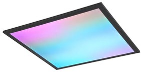 Fekete LED mennyezeti lámpa 44.5x44.5 cm Beta – Trio