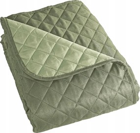 Dekoratív ágytakaró Fenyő 220x240 cm Szürke-zöld