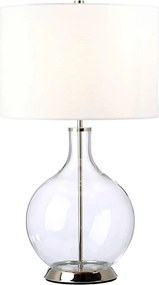 Elstead modern asztali lámpa orb nikkel elsorb-clear-pn-wht