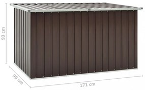 barna kerti tárolóláda 171 x 99 x 93 cm
