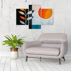 Kép - Növény és nap absztrakciója (90x60 cm)