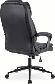 Forgószék fekete színben, műbőr kárpittal. PHONIX