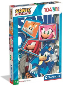 Sonic a sündisznó Action 104 db-os puzzle Clementoni