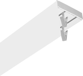 Függönykarnis Mennyezeti Sín Pvc Dupla 400 cm Kpl Béka Maszk 5cm