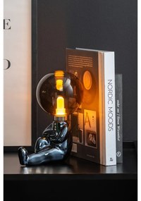 Szürke LED dimmelhető asztali lámpa üveg búrával (magasság 22,5 cm) Joey – Leitmotiv