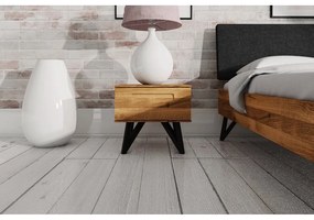 Tölgyfa éjjeliszekrény Golo - The Beds